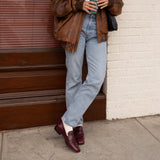 NYGEL LOAFERS CRANBERRY LEATHER