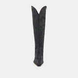 ARIANA CRYSTAL BOOTS BLACK METALLIC CRYSTAL