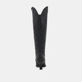 ARIANA CRYSTAL BOOTS BLACK METALLIC CRYSTAL