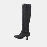 ARIANA CRYSTAL BOOTS BLACK METALLIC CRYSTAL