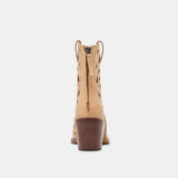 ZENOBI BOOTIES CAMEL DISTRESSED LEATHER
