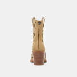 ZENOBI BOOTIES DK TAUPE SUEDE