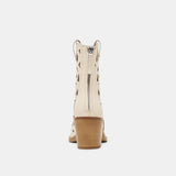 ZENOBI BOOTIES OFF WHITE LEATHER