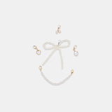 DAYANA SNEAKERS WHITE LACE + PEARL CHARM BUNDLE