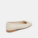 ANISA BALLET FLATS CREME CRINKLE PATENT