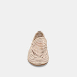 ARMOND FLATS BONE WOVEN LEATHER
