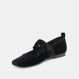 ARORA BALLET FLATS NERO VELVET