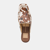 BRADLY FLATS COCOA TAURUS CALF HAIR