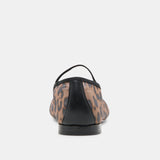 CADEL BALLET FLATS DK LEOPARD MESH