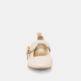 CAELY BALLET FLATS BONE LEATHER