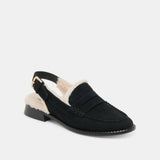 HARDI PLUSH LOAFERS BLACK NUBUCK