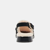 HARDI PLUSH LOAFERS BLACK NUBUCK