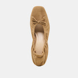 KARMIN HEELS DK TAUPE SUEDE