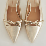 PAYGE FLATS PLATINUM DISTRESSED LEATHER