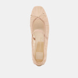 RAEVEN BALLET FLATS PRALINE TULLE