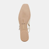 RIANNE FLATS IVORY CRINKLE PATENT