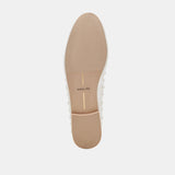CADEL PEARL BALLET FLATS IVORY MESH