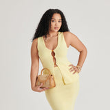 TROPEZ CROSSBODY CAMEL NATURAL CANE