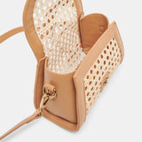 TROPEZ CROSSBODY CAMEL NATURAL CANE