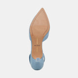CORSA HEELS BLUE DENIM