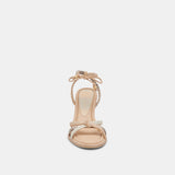GAZELE HEELS IVORY MULTI LEATHER