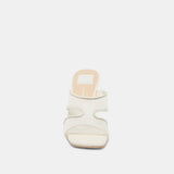 GITEL HEELS OFF WHITE MESH