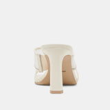 GITEL HEELS OFF WHITE MESH