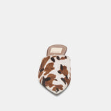 LEXY HEELS COCOA TAURUS CALF HAIR
