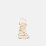 MYLEE HEELS CREME LEATHER