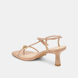 MYLEE HEELS LIGHT TAN LEATHER