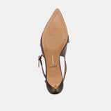 PAMLA MID WIDE HEELS CRANBERRY CRINKLE PATENT