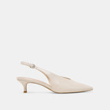 ALENNA HEELS BONE CRINKLE PATENT