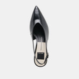 ALENNA HEELS MIDNIGHT CRINKLE PATENT