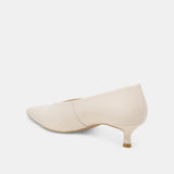 ALWYN HEELS BONE CRINKLE PATENT