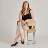 ALWYN HEELS MIDNIGHT CRINKLE PATENT