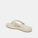 ADIN SANDALS IVORY LEATHER