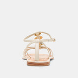 FAUN SANDALS OFF WHITE LEATHER