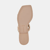 IMAN SANDALS LT NATURAL RAFFIA