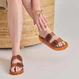 JULIO SANDALS WHISKEY VINYL