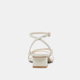 KARLOS SANDALS BONE LEATHER