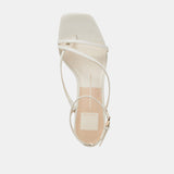KARLOS SANDALS BONE LEATHER