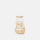 KARLOS SANDALS GOLD METALLIC STELLA