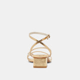 KARLOS SANDALS GOLD METALLIC STELLA