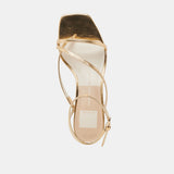 KARLOS SANDALS GOLD METALLIC STELLA
