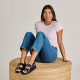 STARLA MESH SANDALS BLACK WOVEN MESH