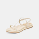 DALLEN SANDALS OFF WHITE LEATHER