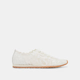 DAYANA SNEAKERS WHITE LACE + PEARL CHARM BUNDLE