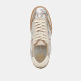 NOTICE SNEAKERS SILVER DISTRESSED LEATHER