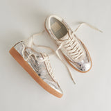 NOTICE SNEAKERS SILVER DISTRESSED LEATHER