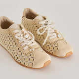 DANIE SNEAKERS NATURAL RAFFIA + PEARL CHARM BUNDLE
